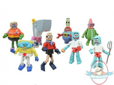 Spongebob Minimates Series 2 Set of 8 Diamond Select Spongebob Minimates Series 2 Set of 8 Diamond Select