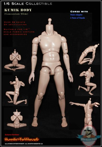 1/6 scale kumik Base Body (Caucasian Slim) 1/6 scale kumik Base Body (Caucasian Slim)
