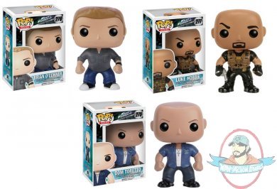 Pop! Movies Fast & Furious Set of 3 Vinyl Figure Funko