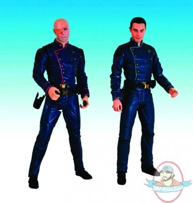 Battlestar Gallactica Tigh and Gaeta Figure 2-Pck by Diamond Select Battlestar Gallactica Tigh and Gaeta Figure 2-Pck by Diamond Select