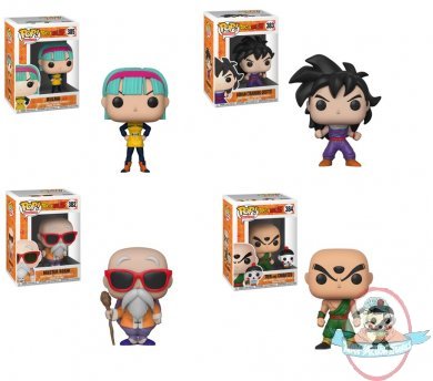 Pop Animation! Dragon Ball Z Series 4 Set of 4 Vinyl Figures Funko