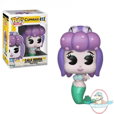 Pop! Games Cuphead Series 2 Cala Maria #412 Vinyl Figure by Funko