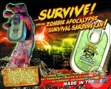 Zombie Apocalypse Survival Kit in a Sardine Can Zombie Apocalypse Survival Kit in a Sardine Can