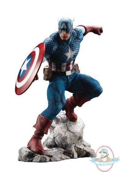 Marvel Captain America Artfx Premier Statue Kotobukiya Marvel Captain America Artfx Premier Statue Kotobukiya
