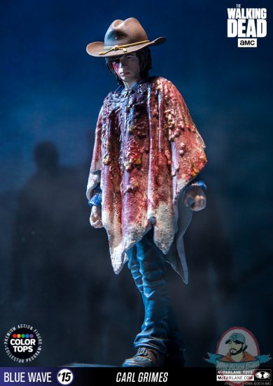CT Blue Walking Dead Tv Carl Grimes Figure McFarlane