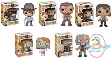 Pop! Walking Dead Series 4 Vinyl Figure Set of 5 by Funko