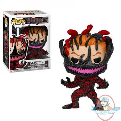 Pop! Marvel Venom Series Carnage #367 Vinyl Figure by Funko