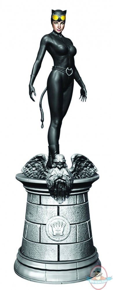 DC Superhero Chess Figurine #5 Catwoman White Queen Eaglemoss DC Superhero Chess Figurine #5 Catwoman White Queen Eaglemoss