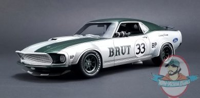 1:18 Allan Moffat's #33 Brut 1969 Trans Am Boss 302 Mustang by Acme