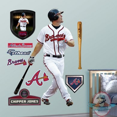 Fathead Fat Head Chipper Jones Third Baseman Atlanta Braves Fathead Fat Head Chipper Jones Third Baseman Atlanta Braves