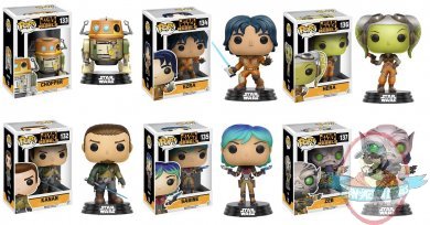 POP! Star Wars Rebels Set of 6 Vinyl Figures Funko
