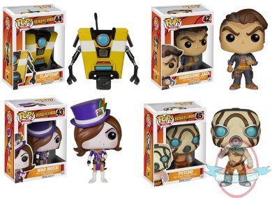 Pop! Games: Borderlands Set of 4 Vinyl Figure Funko
