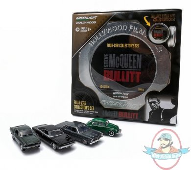  1:64 GreenLight  Bullitt Hollywood Film Reels Die-Cast Metal Vehicle 