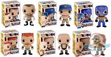Pop! WWE Set of 6 Vinyl Figure by Funko
