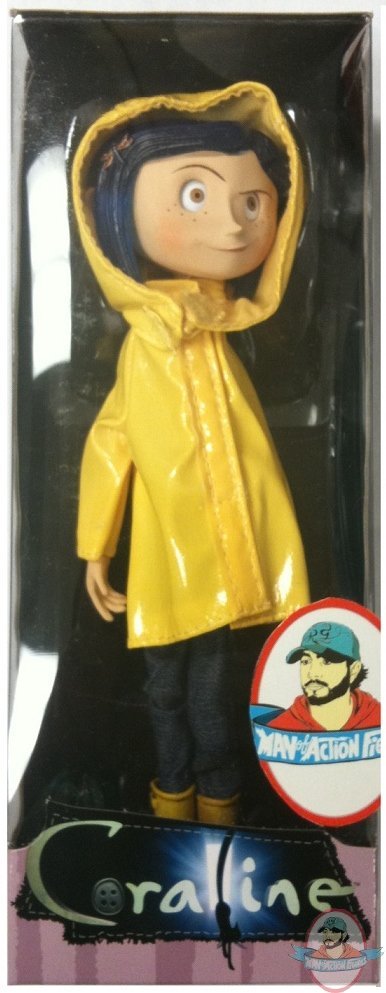 Coraline Raincoat Bendy Doll by Neca 
