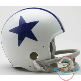 Dallas Cowboys 1960 - 1963 Riddell Mini Replica Throwback Helmet 2 Bar Dallas Cowboys 1960 - 1963 Riddell Mini Replica Throwback Helmet 2 Bar