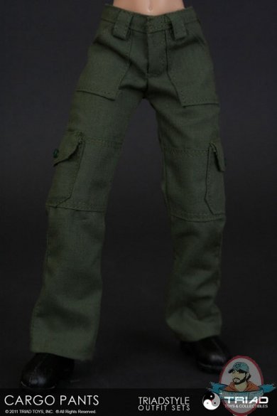 Female Cargo Pants(Od Green) for 12 inch Figures by Triad Toys