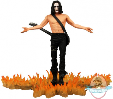Cult Classics The Crow 7" figure Eric Draven Flames Crow by Neca