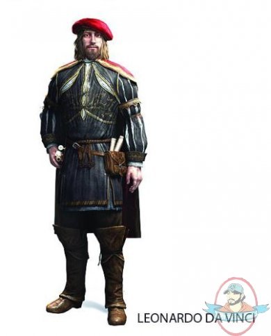 Leonardo Da Vinci Assasins Creed Action Figure