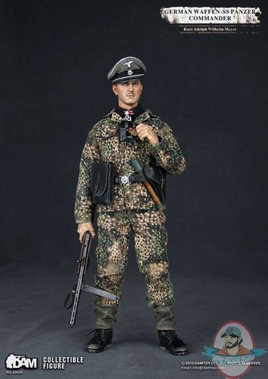 1/6 German Waffen-SS Panzer Commander Kurt Adolph Wilhelm Meyer Dam
