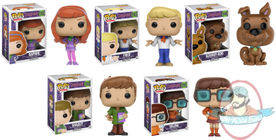 Pop! Animation Scooby Doo Set of 5 Vinyl Figures by Funko