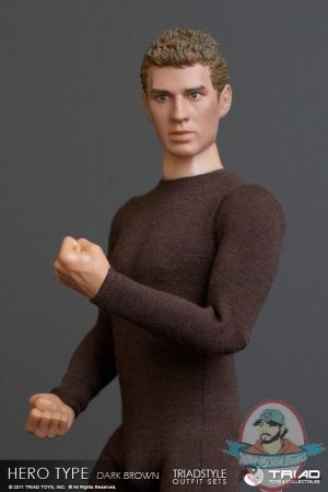 Hero Type: Male (Dark Brown) for 12 inch Figures by Triad Toys Hero Type: Male (Dark Brown) for 12 inch Figures by Triad Toys