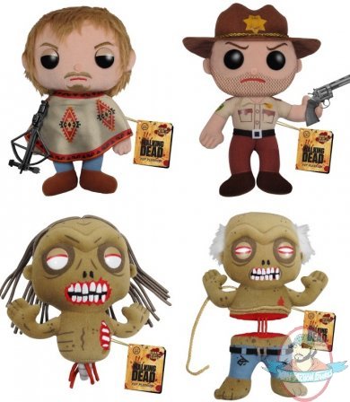 The Walking Dead Plush Set of 4 7" Plushies by Funko