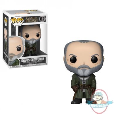 POP! Tv Game of Thrones Series 8 Davos Seaworth #62 Vinyl Figure Funko
