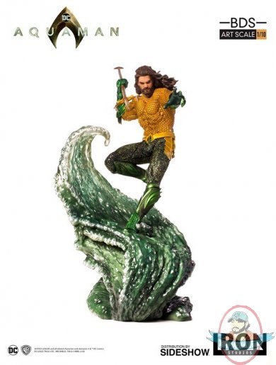 Aquaman Art Scale 1:10 Aquaman Battle Diorama Iron Studios Used JC Aquaman Art Scale 1:10 Aquaman Battle Diorama Iron Studios Used JC