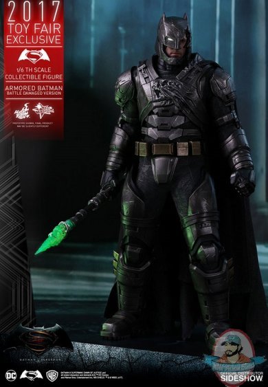 1/6 Batman V Superman Batman Battle Damaged MMS Hot Toys 903086