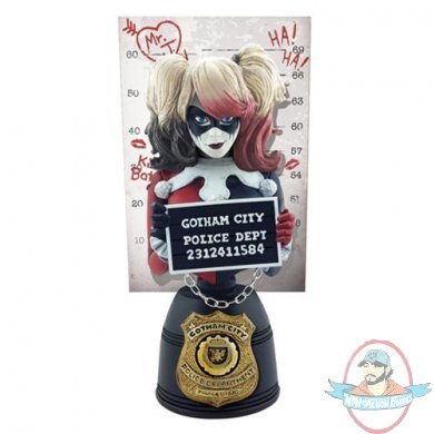 DC Harley Quinn Mugshot Bust Variant Cryptozoic Entertainment DC Harley Quinn Mugshot Bust Variant Cryptozoic Entertainment