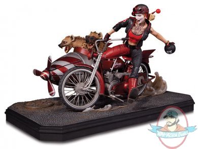 Batman Gotham City Garage Harley Quinn Statue Deluxe Dc Collectibles Batman Gotham City Garage Harley Quinn Statue Deluxe Dc Collectibles