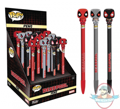 Pop! Marvel Deadpool Pen Topper Case of 16 By Funko