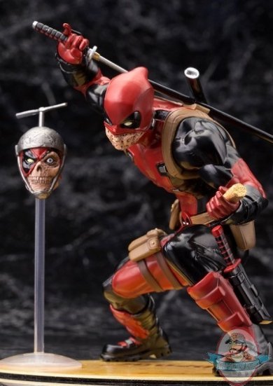 SDCC Marvel Deadpool Chimichanga 1/10 Scale ArtFX+ Statue Kotobukiya SDCC Marvel Deadpool Chimichanga 1/10 Scale ArtFX+ Statue Kotobukiya