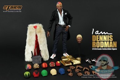 1/6 NBA Dennis Rodman Collectible Figure Exclusive Standard SM-1401