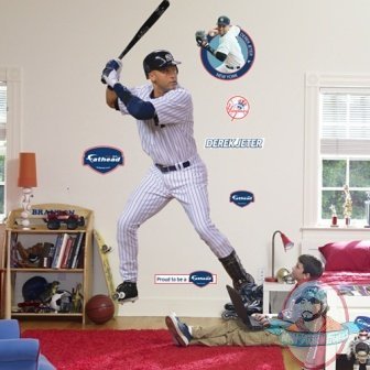Fathead Derek Jeter At Bat Yankees Fathead Derek Jeter At Bat Yankees