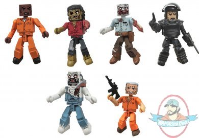 Walking Dead Minimates Series 3 Set of 6 Figures Diamond Select Walking Dead Minimates Series 3 Set of 6 Figures Diamond Select