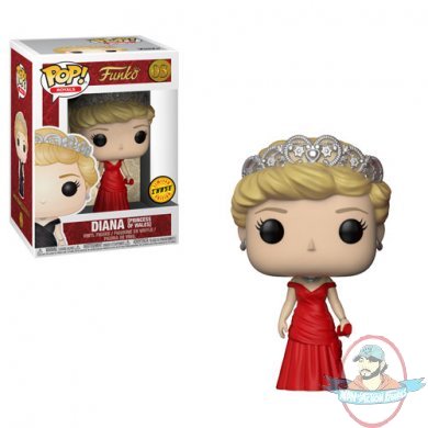 Pop! Royals Diana Princess of Wales Chase Damaged Pack #03 by Funko 