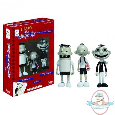 Diary of a Wimpy Kid Greg Heffley Action Figure 3 Pack Diary of a Wimpy Kid Greg Heffley Action Figure 3 Pack