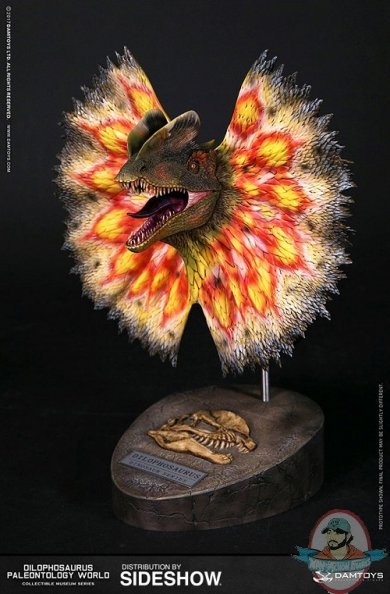 Dilophosaurus Museum Collection Series Bust MUS002A DamToys