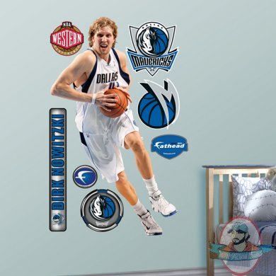 Fathead Dirk Nowitzki Dallas Mavericks NBA Fathead Dirk Nowitzki Dallas Mavericks NBA