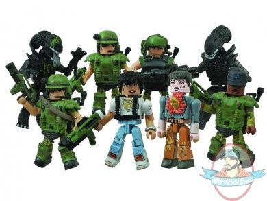 Aliens Minimates Series 1 Set of 8 Figures Diamond Select Aliens Minimates Series 1 Set of 8 Figures Diamond Select