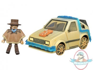 Back To The Future Minimates Vehicle Rail Ready Time Machine