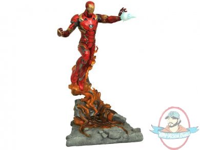 Captain America Iron Man Marvel Milestones Armored Statue Diamond