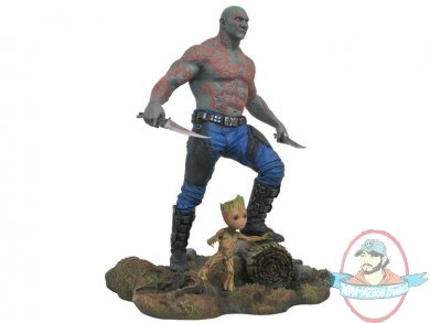 Marvel Gallery Statue Drax & Baby Groot by Diamond Select