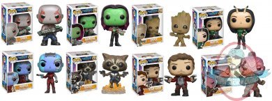 Pop! Marvel Guardians of the Galaxy Volume 2 Set of 8 Funko