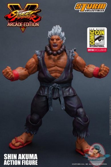 SDCC 2018 1/12 Street Fighter V Shin Akuma Figure Storm Collectibles