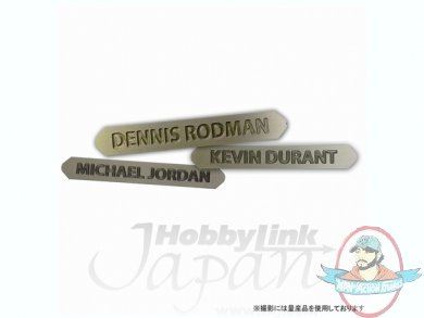 1/6 NBA Basketball Locker Room Name Plate Set for 12" Figures Enterbay