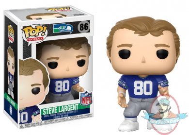 NFL POP! Legends Steve Largent Seahawks Throwback #86 Vinyl Funko