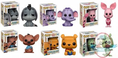 POP! Disney Winnie The Pooh Set of 6 Vinyl Figures Funko